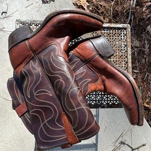 Cowboy Core--Vintage Rodeo Cowboy Boots-tagged 7.5